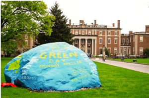 Painted Rock at Fairleigh Dickinson University of New Jersey serves as a means of expression for students. (http://bit.ly/14Ikws4)