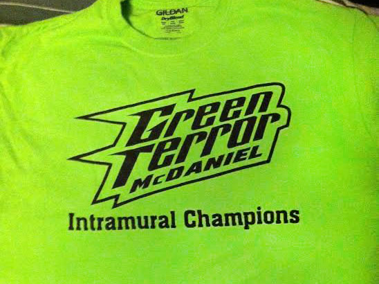 Green Terror Intramurals T-shirt