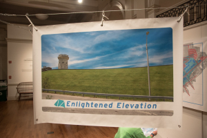 Coreil-Allen outlines various public unrecognized public areas by visiting and naming them. Photo by Kyle Parks.