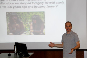 Dr. Scullion's Sustainability class. Photo courtesy Jeremy Simon.