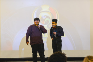 Hosts Manny Rodriguez and Sergio Romero entertained guests in between performances. Photo by Kyle Parks.